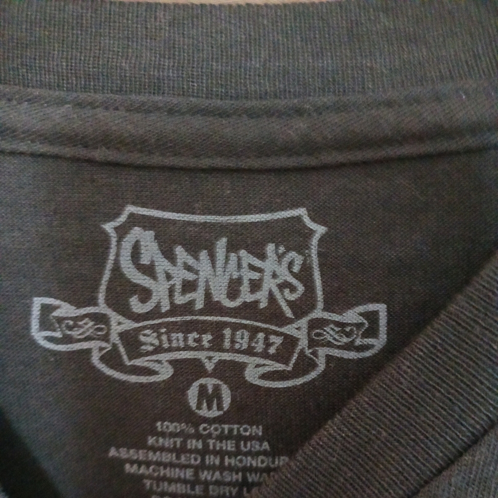 🆕 Men's Spencer's Black Nothing But Cup 420 T-Shirt Medium - Picture 3 of 4